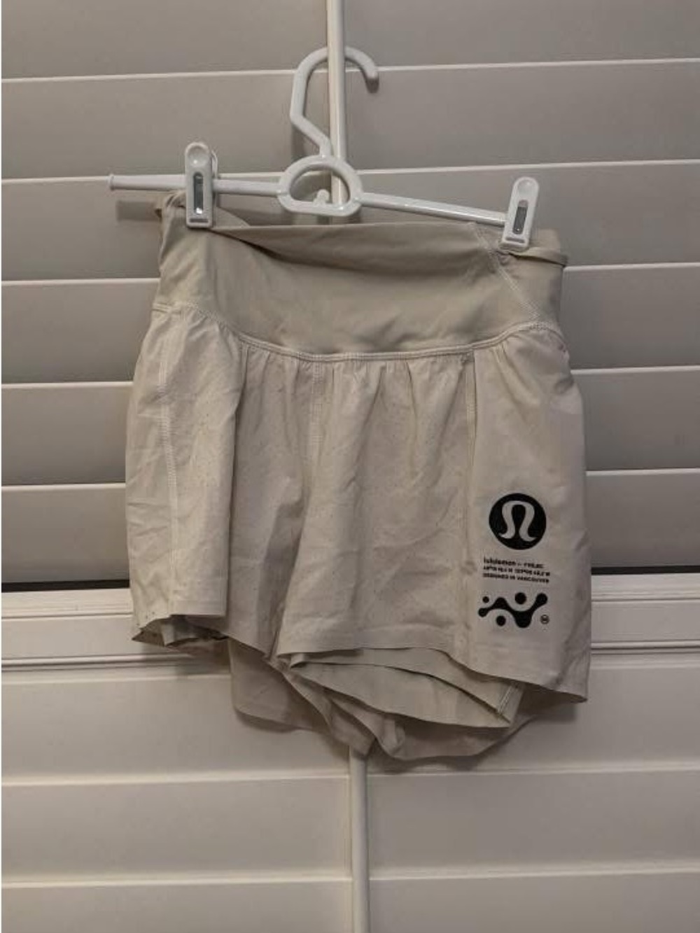 lululemon athletica Cream Athletic Skirt-Shorts